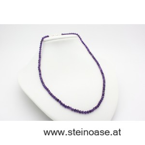 Kette Amethyst 3,5mm facettiert